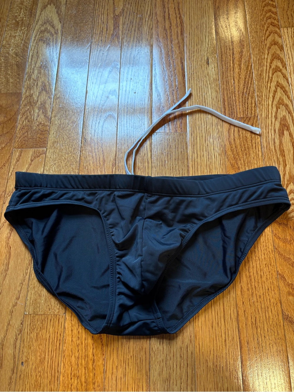 Pact Men's Black Swim Briefs with Drawstring